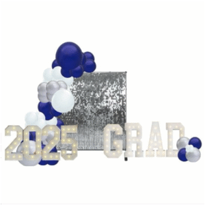 Shimmer Wall 2025 Grad Marquee